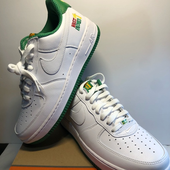 Size 9.5- Nike Air Force 1 Low West Indies 2022 New With OG Box Womens 11 Green - Picture 4 of 14